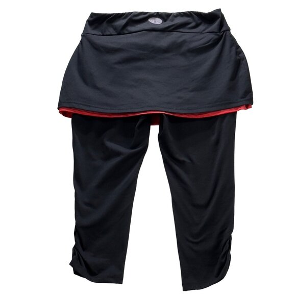 ALEX + ABBY Women's Black and Coral Exercise Pants Workout Running Gear Size S - Picture 4 of 8